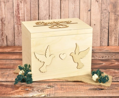 Ślubna skrzynka na koperty drewniana naturalna.jpg