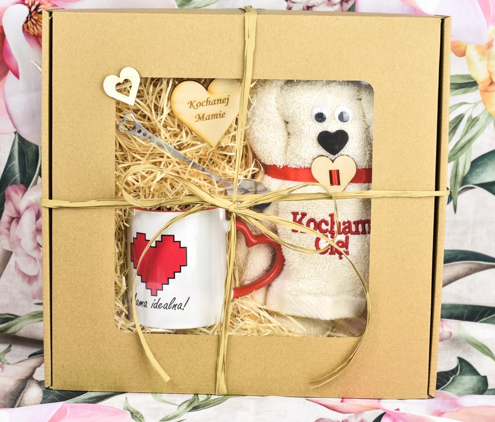 box prezentowy z okazji dnia mamy