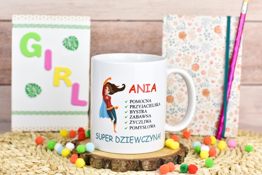 kubek z imieniem na klasowy dzień kobiet blog